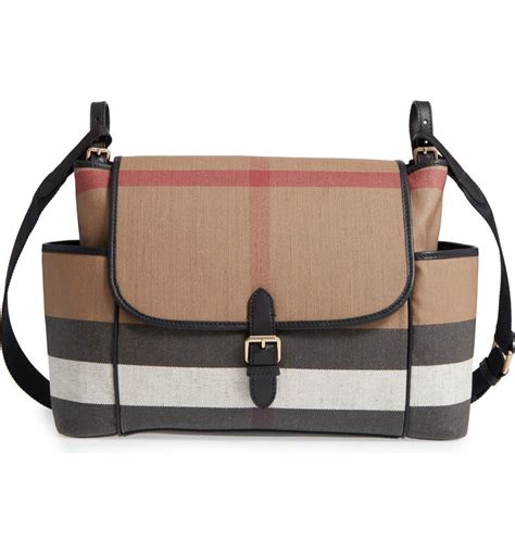 burberry snap flap diaper bag|Burberry Nylon Flap.